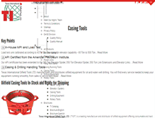 Tablet Screenshot of casingtools.com